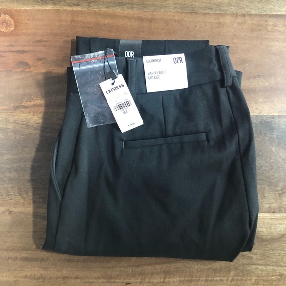 Express Columnist Barely Boot Midrise Pants - Picture 3 of 8